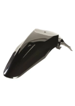 Błotnik motocyklowy tylny Acerbis Kawasaki KX 250F/ 450F (06-08) czarny