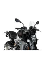 Szyba motocyklowa PUIG New Generation Sport BMW F900 (20-) wyposażonych w oryginalne wsporniki szyby przeźroczysta