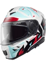 Kask integralny Schuberth S3 Spark biało-niebiesko-czerwony
