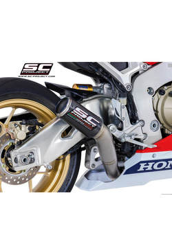 Tłumik CR-T Slip-on WYSOKA POZYCJA (Siatką tytanową na wylocie tłumika) SC-Project do Honda CBR 1000RR / SP [17]