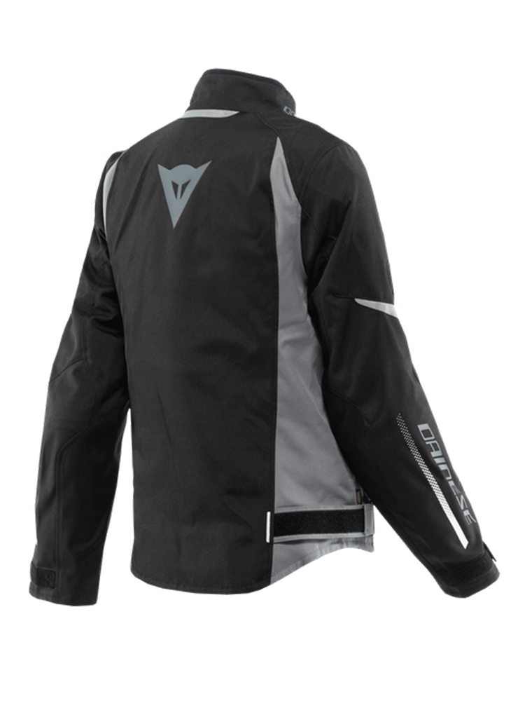 Kurtka motocyklowa damska tekstylna Dainese Veloce D-Dry czarno-szaro-biała