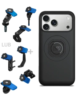 Zestaw na motocykl: etui MAG na telefon iPhone 17 Pro Max (magnetyczne) + mocowanie Quad Lock