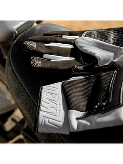 Rękawice cross Biltwell Baja szaro-czarne