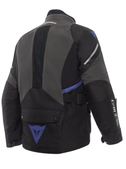 Kurtka motocyklowa tekstylna Dainese Tempest 4 D-Dry czarno-szaro-niebieska