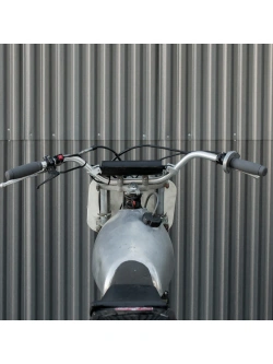 Manetki motocyklowe Biltwell Recoil TPV do kierownic o średnicy 25.4 [mm] szare