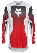 Bluza enduro Fox 180 Shield biało-czerwona
