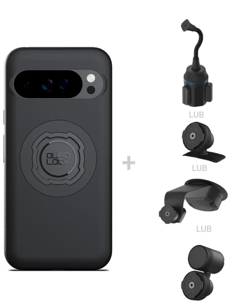 Zestaw do samochodu: etui MAG na telefon Google Pixel 10 Pro XL (magnetyczne) oraz mocowanie Quad Lock