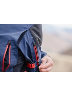 Kurtka motocyklowa tekstylna Klim Badlands Pro niebiesko-czerwona