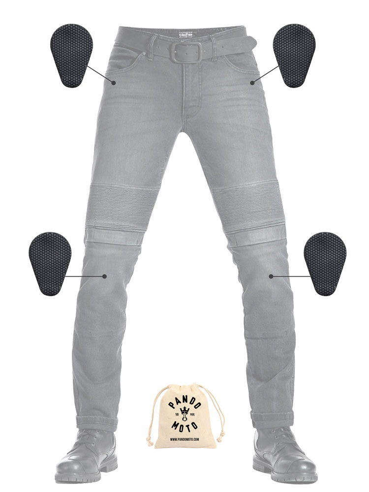 Jeansy motocyklowe Pando Moto Karl Devil 9