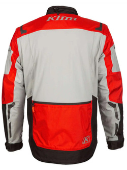 Kurtka enduro Klim Dakar szaro-czerwona