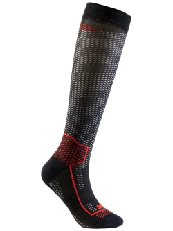 Skarpety SIXS Long V3 czarno-czerwone