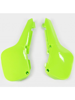 Osłony boczne tylne UFO do Kawasaki KX 60 (84-04) zielone