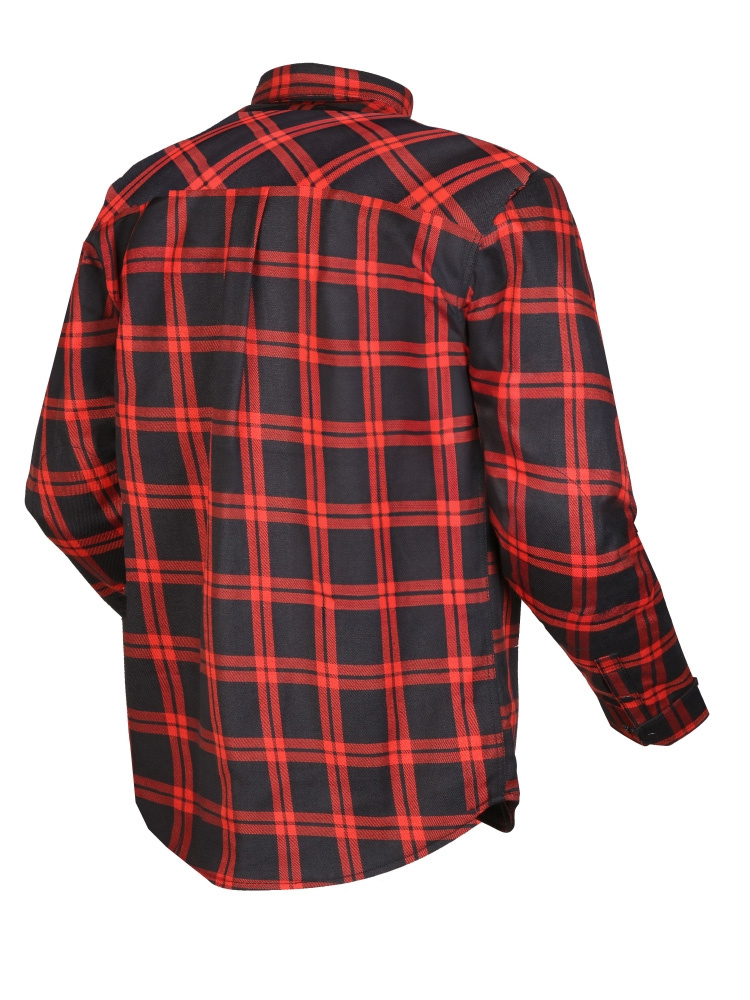 Koszula motocyklowa Modeka Colden czarno-czerwona