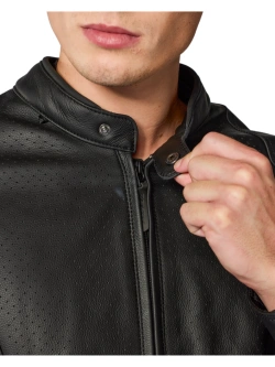 Kurtka motocyklowa skórzana REV’IT! Quadratic czarno-biała