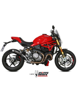 Tłumik motocyklowy Slip-On (GP Pro) MIVV do Ducati Monster 821 (18-20) / 1200 (17-21) czarny