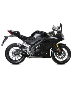 Pełny układ wydechowy (X-M1) MIVV do Yamaha YZF-R125 (19-) / MT-125 (20-) czarny