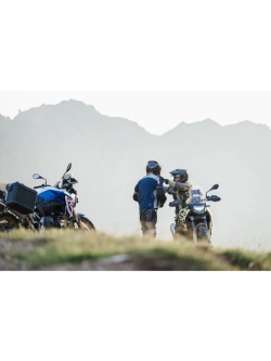 Kurtka motocyklowa tekstylna Klim Carlsbad niebiesko-czerwona