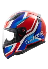 Kask integralny LS2 FF353 Rapid II Flitz czarno-szaro-czerwony