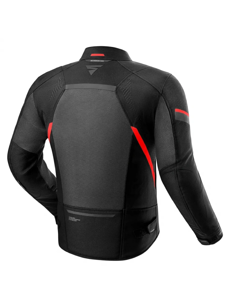 Kurtka motocyklowa tekstylna Shima Rush 3.0 Air G2 szaro-czerwona