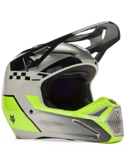 Kask enduro Fox V1 Collect czarno-szary-fluo