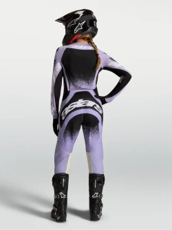 Spodnie cross damskie Alpinestars MX Stella Techstar Swan czarno-fioletowe