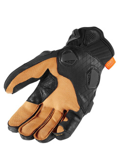 Rękawice motocyklowe Icon Hypersport Short czarne