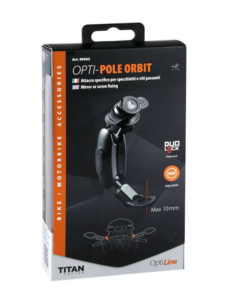 Mocowanie do lusterka/śruby LampaTitan Opti Pole Orbit