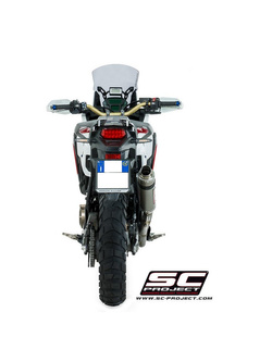 Pełny system 2-1 z pełnymi kolektorami i tłumikiem GP SC-Project do Honda CRF1000L AFRICA TWIN [15-17]