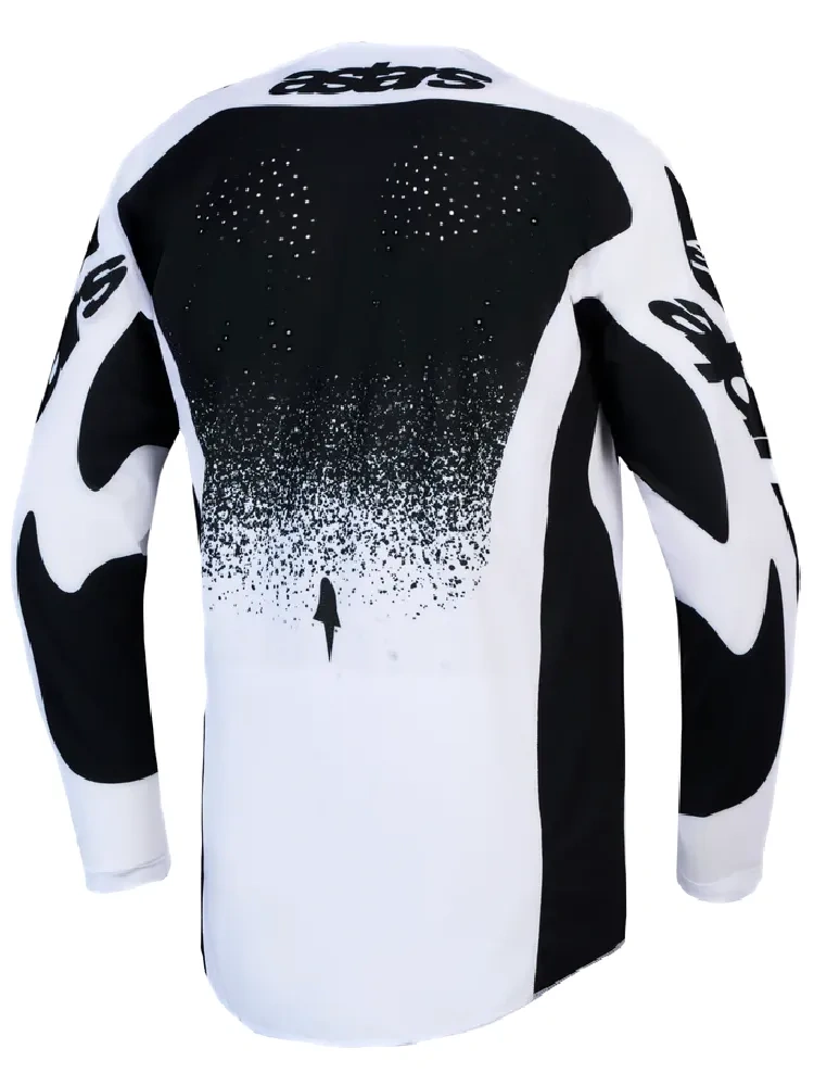 Bluza cross Alpinestars MX Techstar Swan czarno-biała