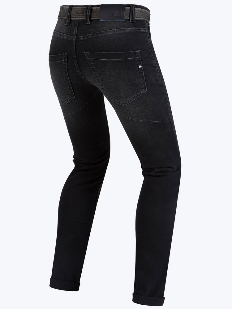 Jeansy motocyklowe PMJ CafeRacer czarne