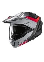 Kask szczękowy HJC I80 Imes szaro-czerwony
