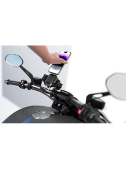 Uchwyt motocyklowy na telefon Biketec R24 Damper antywibracyjny