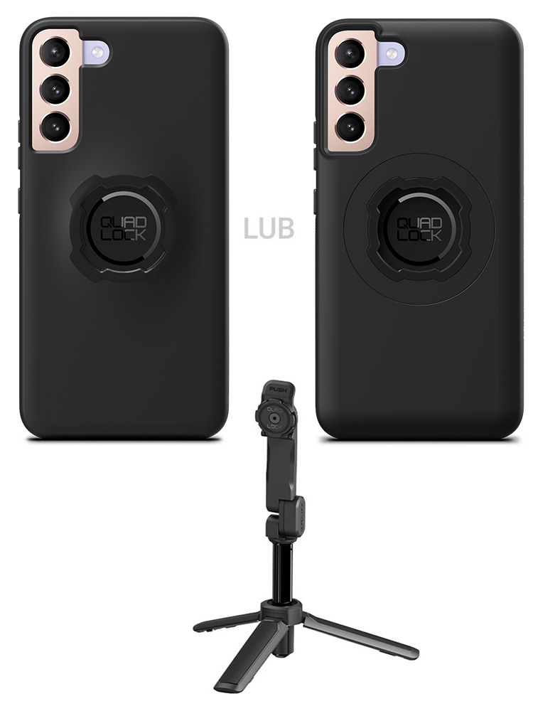 Zestaw: etui na telefon Samsung Galaxy S22+ + statyw/ selfie stick Quad Lock