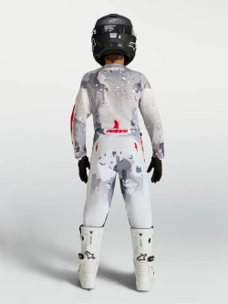 Bluza cross dziecięca Alpinestars MX Fluid Lone szaro-czerwona