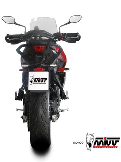 Pełny układ wydechowy (X-M5) MIVV do Triumph Tiger Sport 660 / Trident 660 (21-) czarny
