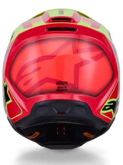 Kask enduro Alpinestars SM3 Fray czerwono-czarny-fluo
