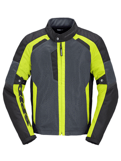 Kurtka motocyklowa tekstylna Spidi Tek Net czarno-szaro-żółta