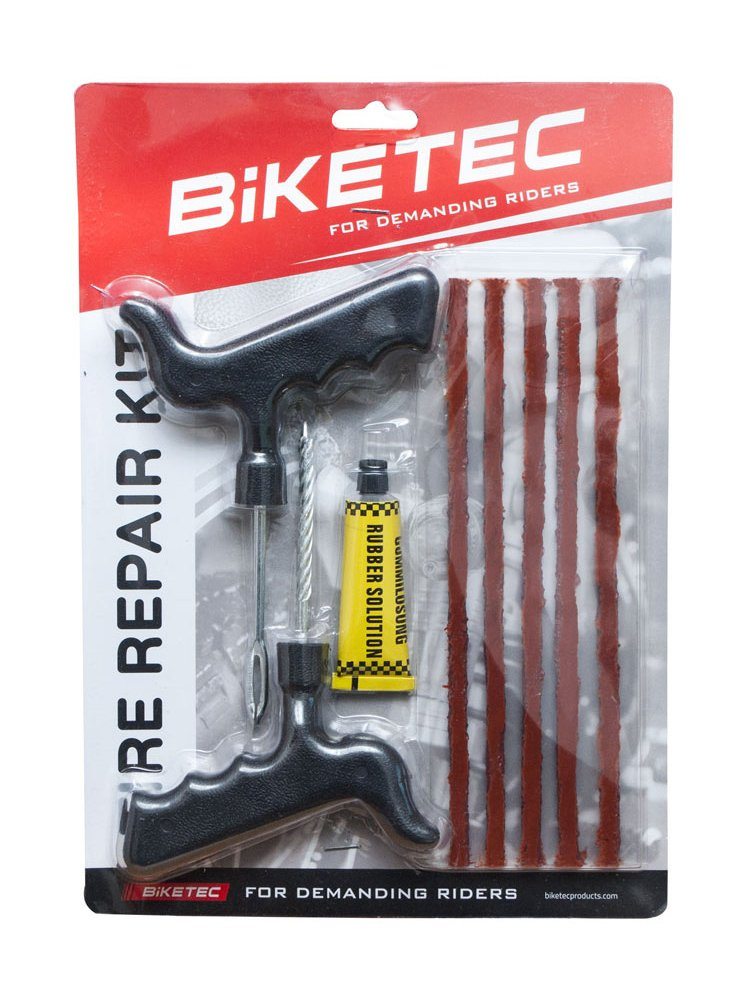 Zestaw naprawczy Biketec do przebitych opon bezdętkowych (sznurki)