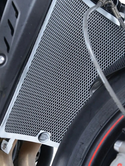 Osłona chłodnicy R&G aluminiowa do Triumpha Street Triple R / S / RS 765 (17- 22) szara