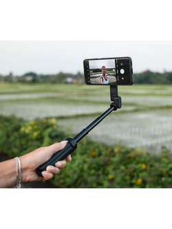 Zestaw: etui MAG na telefon Samsung Galaxy S25 Edge (magnetyczne) + statyw/ selfie stick Quad Lock