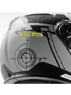 Kask szczękowy Schuberth C5 Globe szary