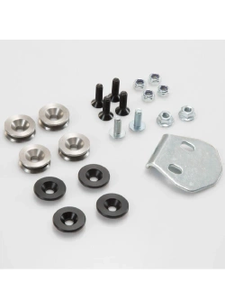 Zestaw: kufer centralny srebrny TRAX ADV + stelaż Adventure-rack SW-Motech Voge 625 DSX (24-)/ 900 DSX (23-) [poj.: 38l]