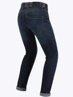 Jeansy motocyklowe PMJ CafeRacer niebieskie