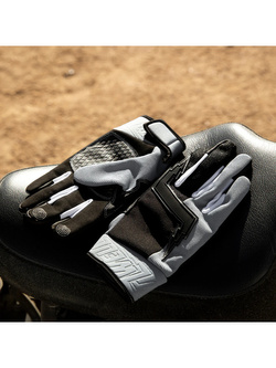 Rękawice cross Biltwell Baja szaro-czarne