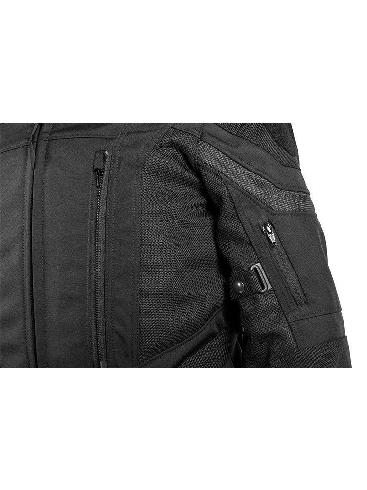 Kurtka motocyklowa damska tekstylna Touratech Companero Summer Traveller czarna