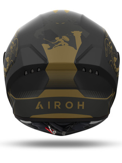 Kask integralny Airoh Connor Titan czarno-złoty