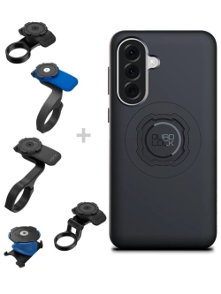 Zestaw rowerowy: etui MAG na telefon Samsung Galaxy A37 (magnetyczne) + mocowanie Quad Lock