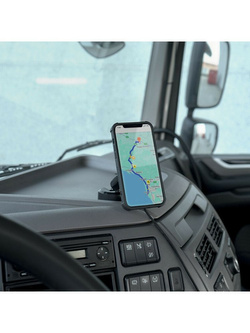 Uchwyt na telefon z ładowaniem bezprzewodowym Lampa Mag Wireless Orbit magnetyczny z przyssawką