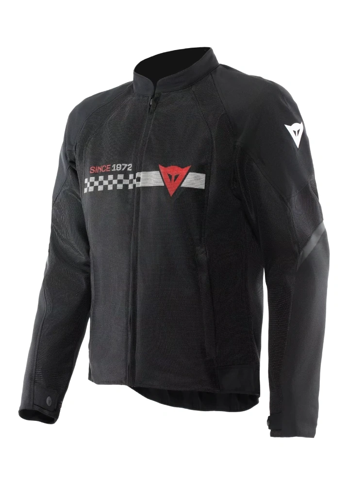 Kurtka motocyklowa tekstylna Dainese Herosphere Air Tex czarno-czerwono-biała