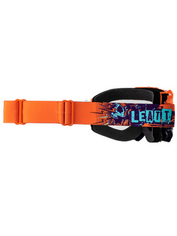Gogle motocyklowe z przezroczystą szybą Leatt Velocity 4.5 pomarańczowe